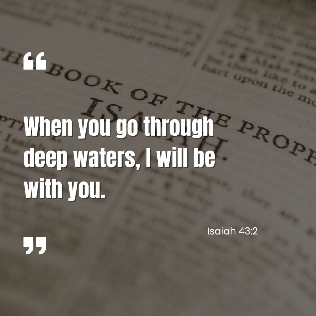 Bible verse-based Thursday affirmation quotes with a peaceful nature scene, inspiring faith and strength