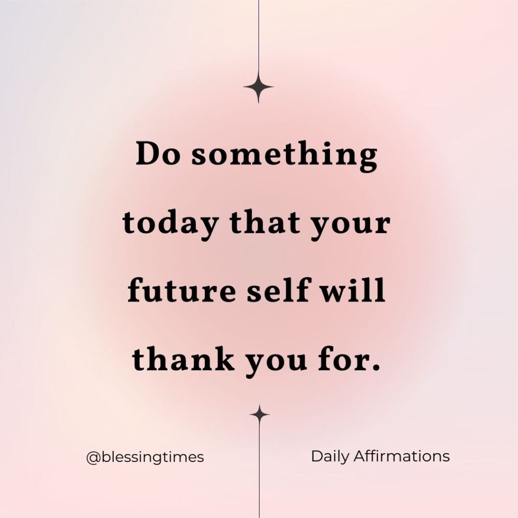 Motivational quote about taking action today for a better future