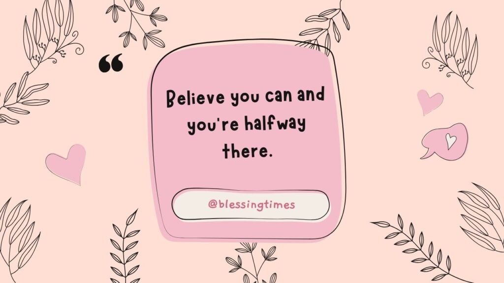 Monday confidence quote about self-belief