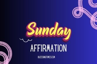 sunday affirmation