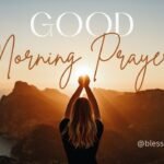 Hands folded in prayer with morning sunlight shining