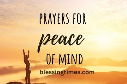 Seeking comfort and clarity through spiritual prayer for peace of mind.