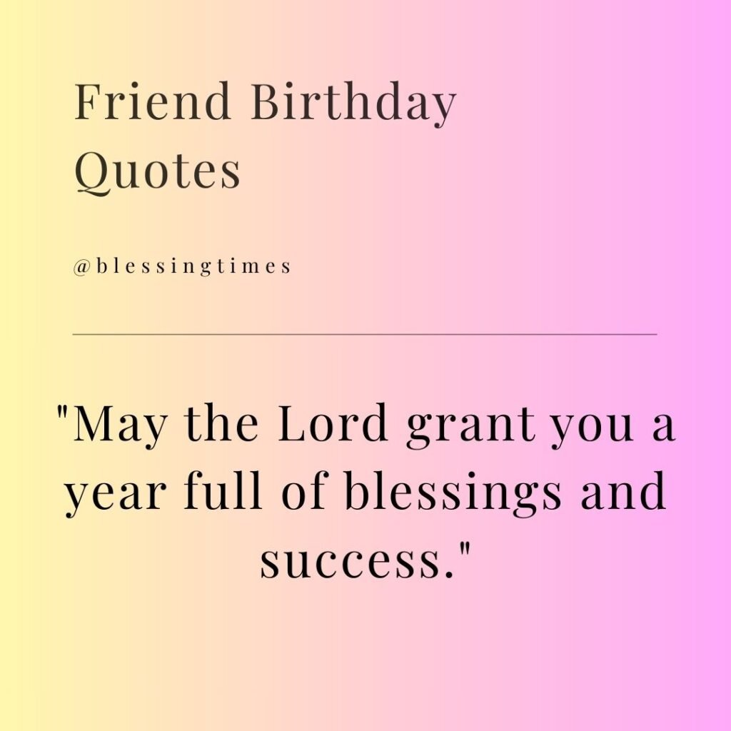Religious birthday blessing