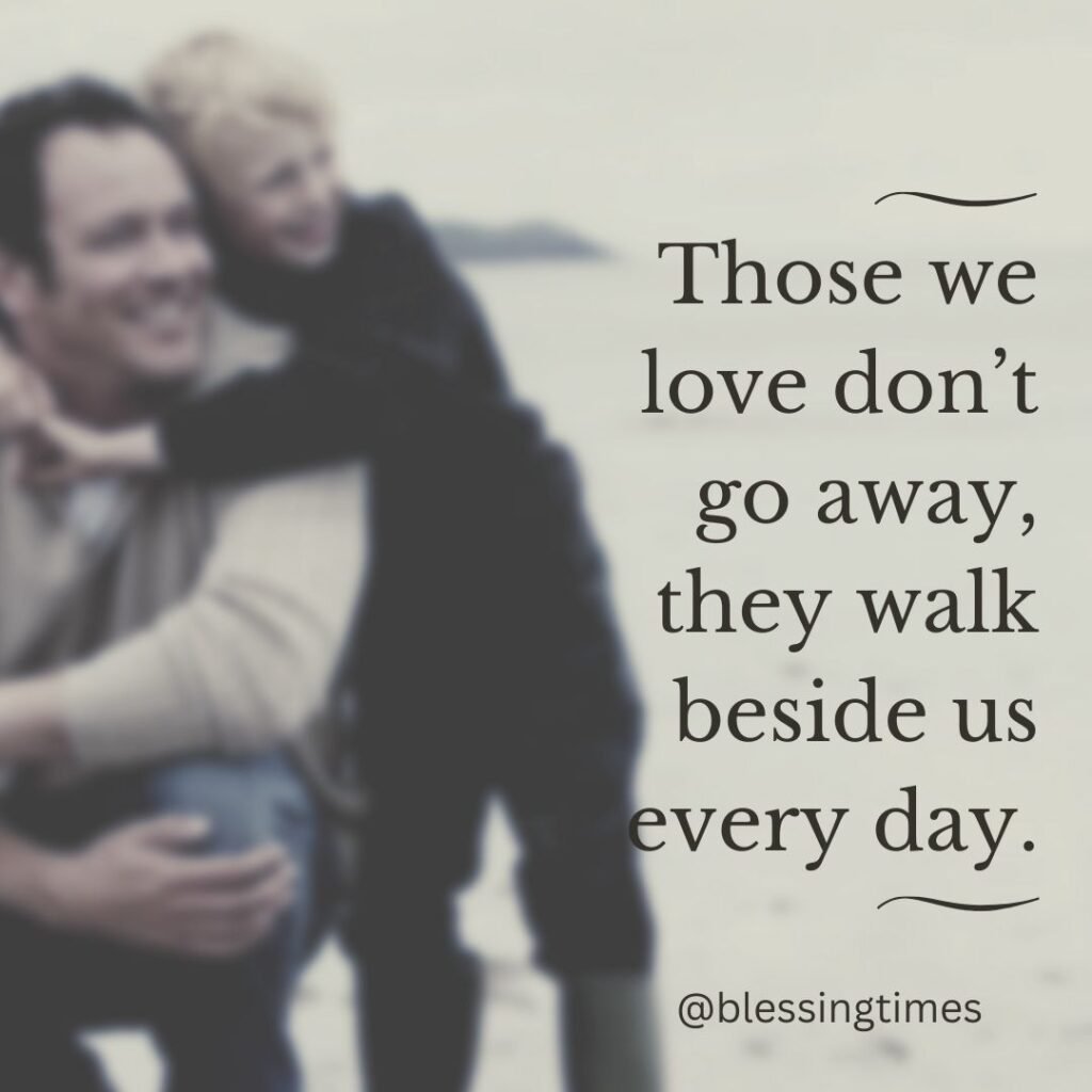 Birthday quote for father in heaven with remembrance.