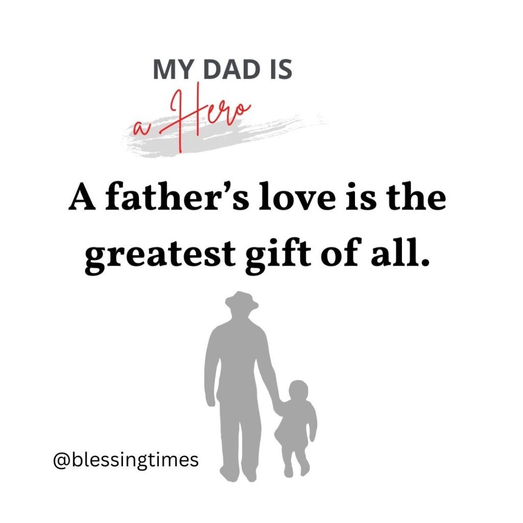 Short birthday quote for father showing love.